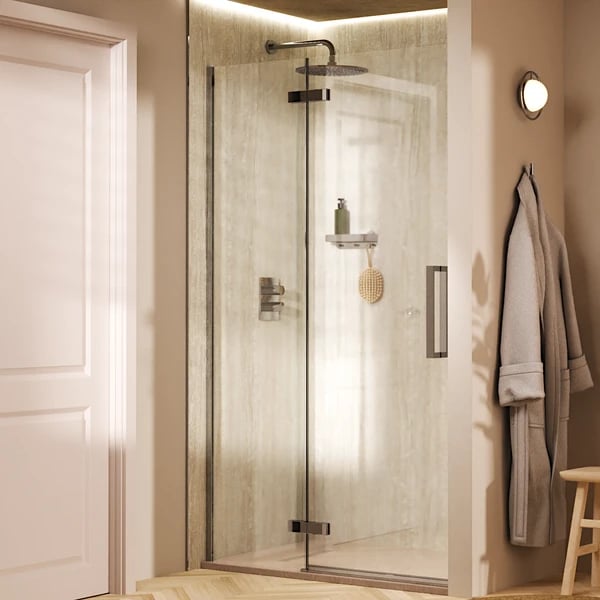Asura Hinged Shower Door with Inline