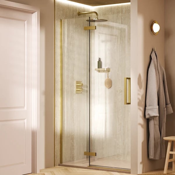 Asura Hinged Shower Door with Inline