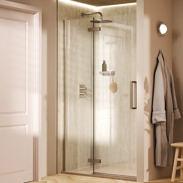 Asura Hinged Shower Door with Inline