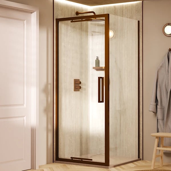 Asura Infold Shower Door with Side Panel