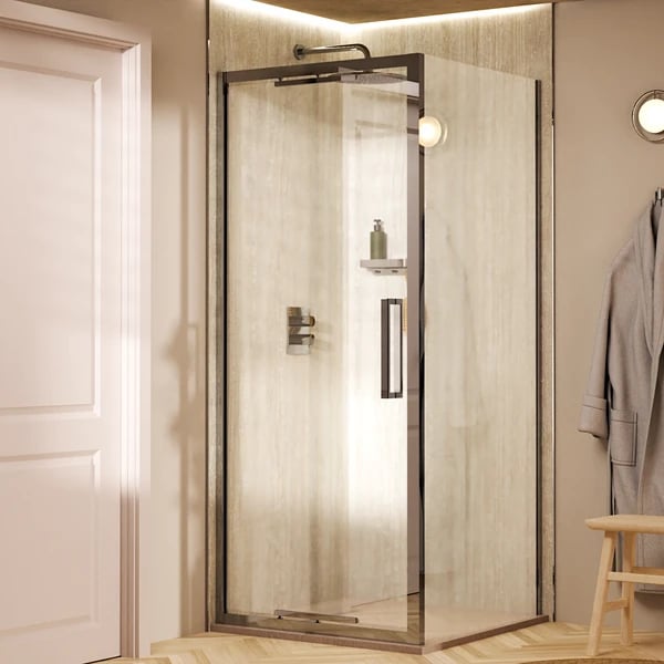 Asura Infold Shower Door with Side Panel
