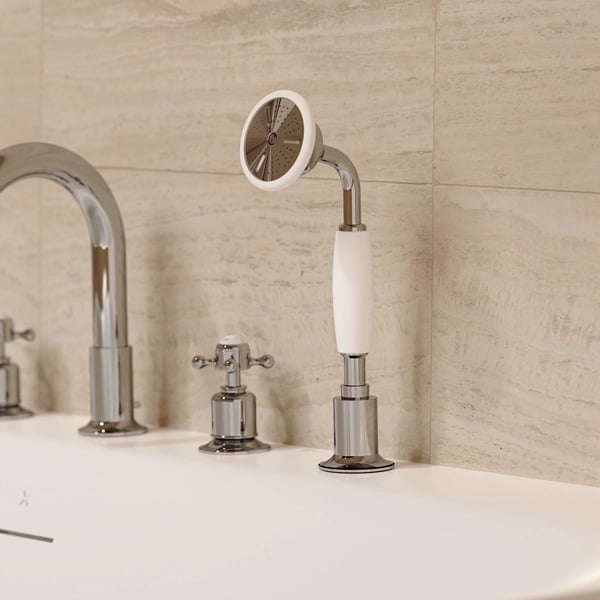 Traditional Follow Me Hose & Escutcheon Chrome