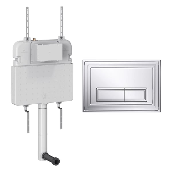 Belgravia Tall Concealed Cistern Set 2