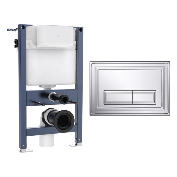 Belgravia Concealed Cistern Frame Set 1