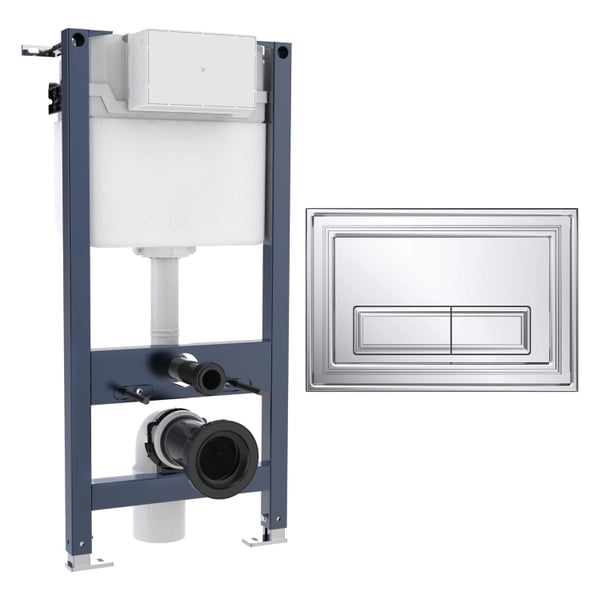 Belgravia Concealed Cistern Frame Set 2