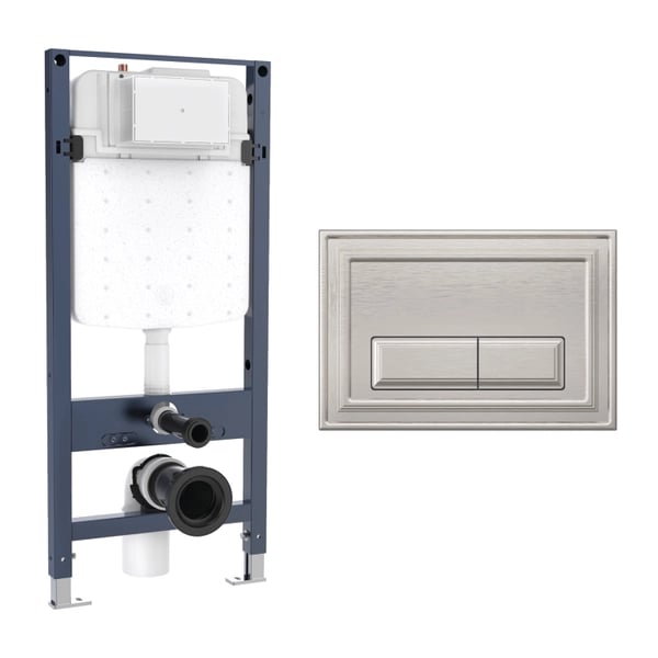 Belgravia Slim Concealed Cistern Frame Set 4
