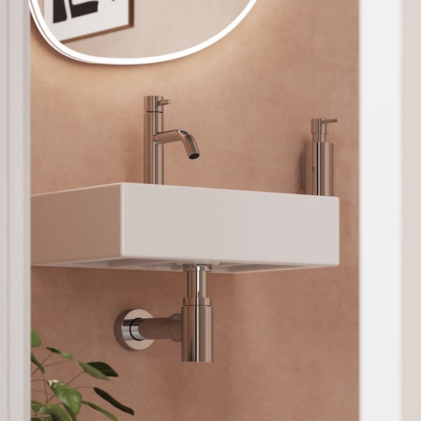 Bottle Trap 400mm Pipe Chrome