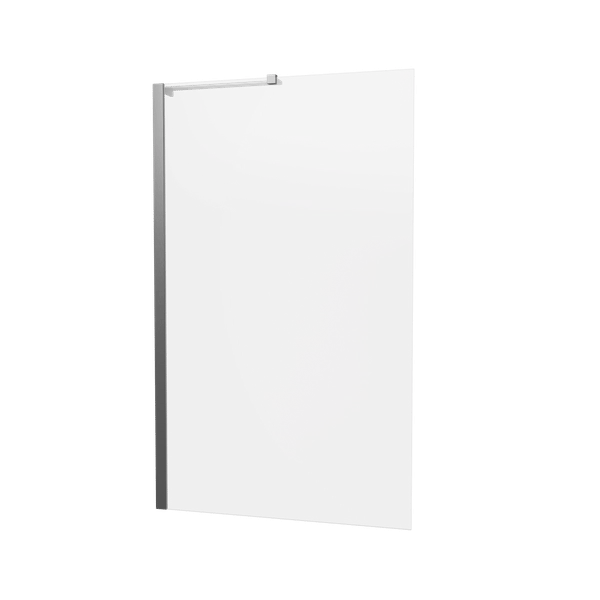 Clear 6 Fixed Bath Screen in Slate