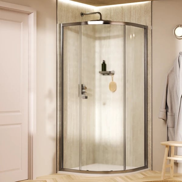 Clear 6 Quadrant Single Door