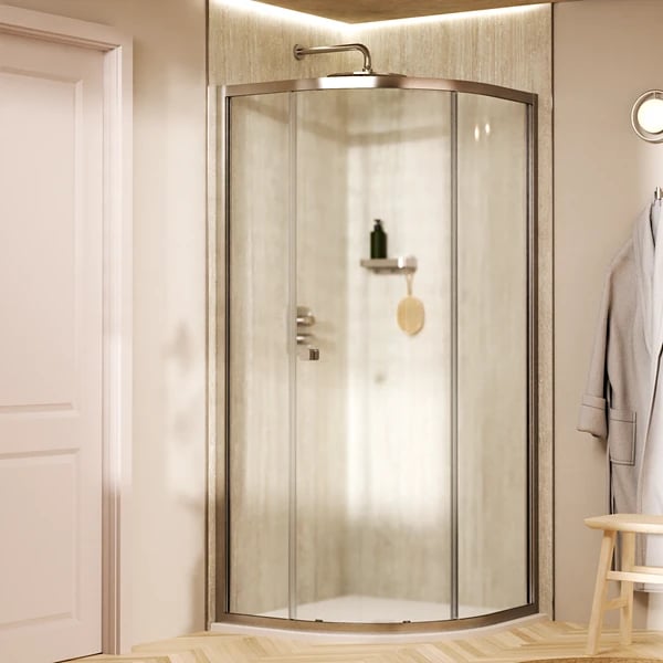 Clear 6 Quadrant Single Door