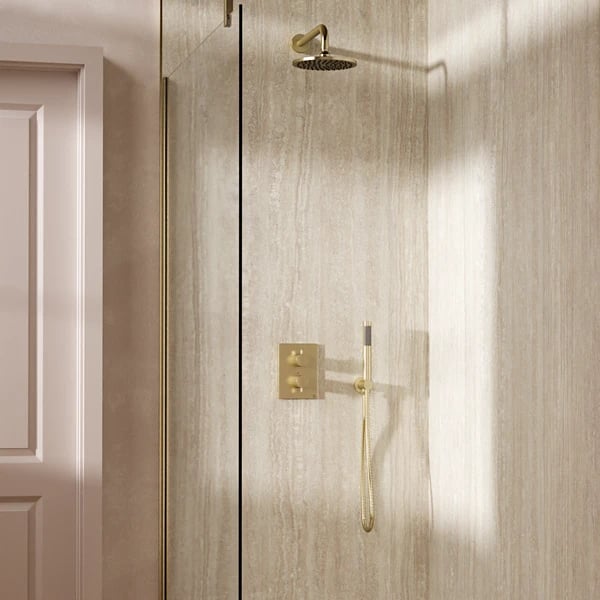 Crossbox Shower Set 3 with Fixed Head & Handset
