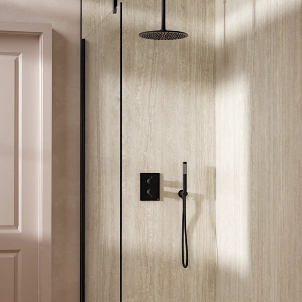 Crossbox Shower Set 3 with Fixed Head & Handset
