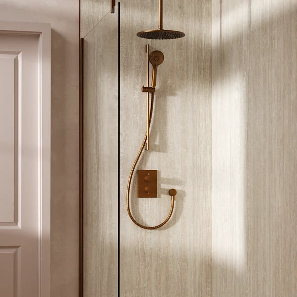Crossbox Shower Set 4 with Fixed Head & Handset