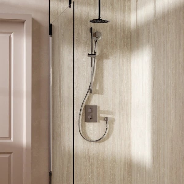 Crossbox Shower Set 4 with Fixed Head & Handset