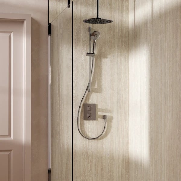 Crossbox Shower Set 4 with Fixed Head & Handset