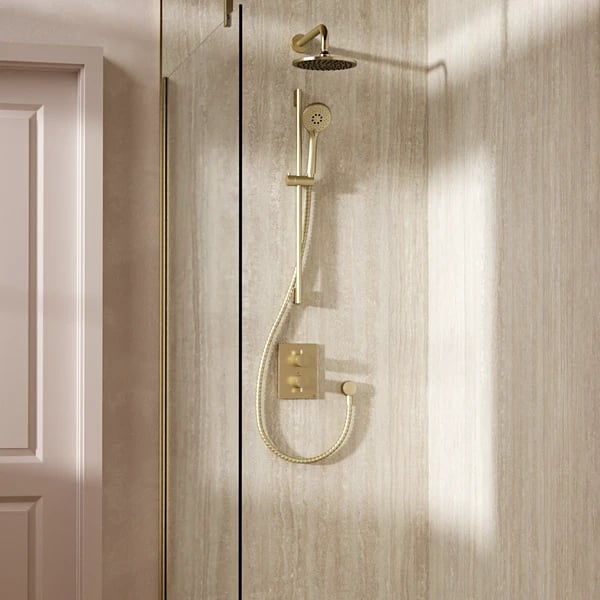 Crossbox Shower Set 4 with Fixed Head & Handset