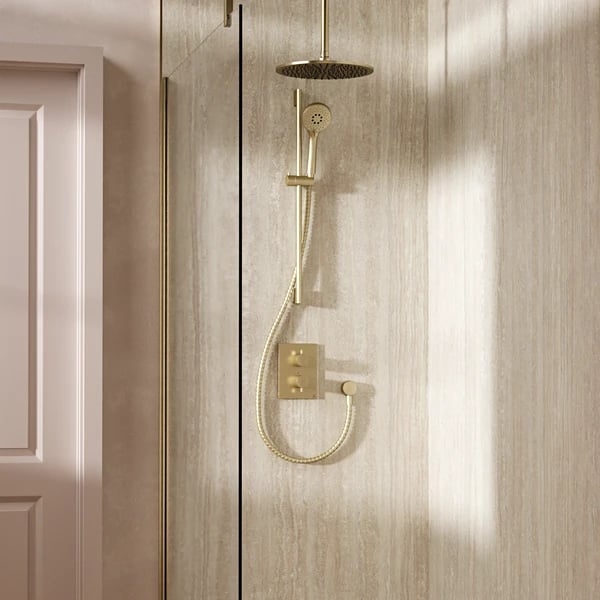Crossbox Shower Set 4 with Fixed Head & Handset
