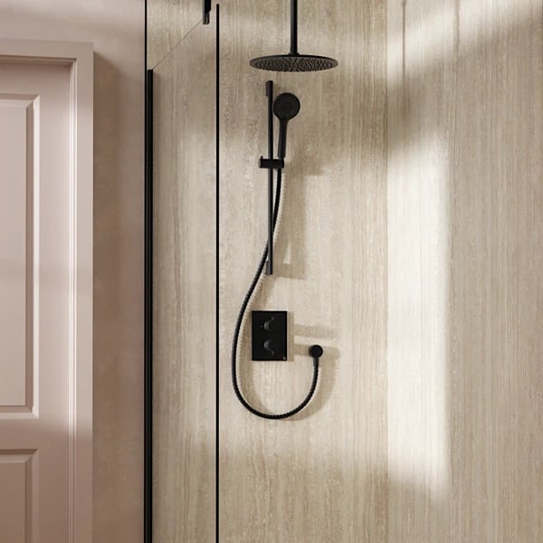 Crossbox Shower Set 4 with Fixed Head & Handset