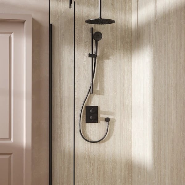 Crossbox Shower Set 4 with Fixed Head & Handset