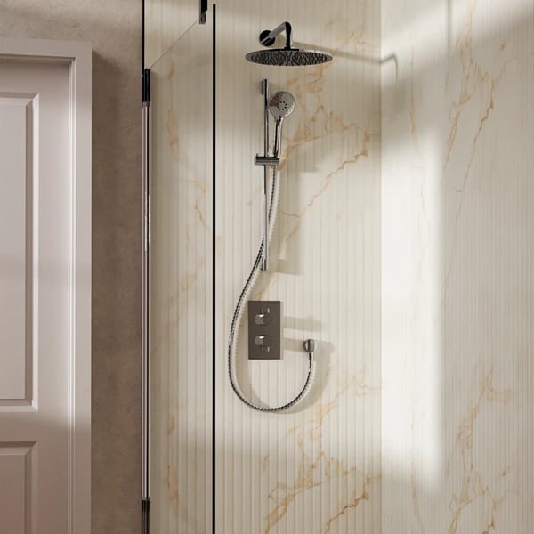 Design Shower Set 4 with Fixed Head & Handset