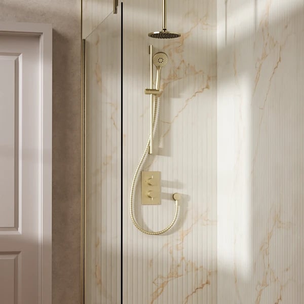 Design Shower Set 4 with Fixed Head & Handset