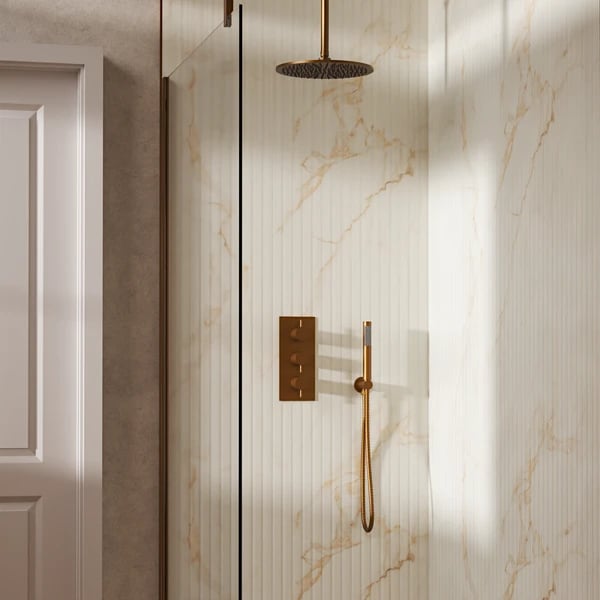 Design Shower Set 7 with Fixed Head & Handset