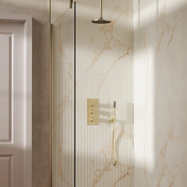 Design Shower Set 7 with Fixed Head & Handset