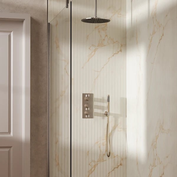 Design Shower Set 7 with Fixed Head & Handset