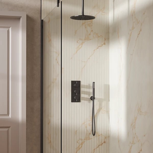 Design Shower Set 7 with Fixed Head & Handset