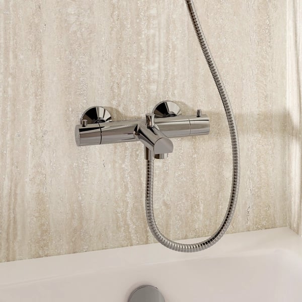 Exposed Kai Thermo Shower Mixer Chrome