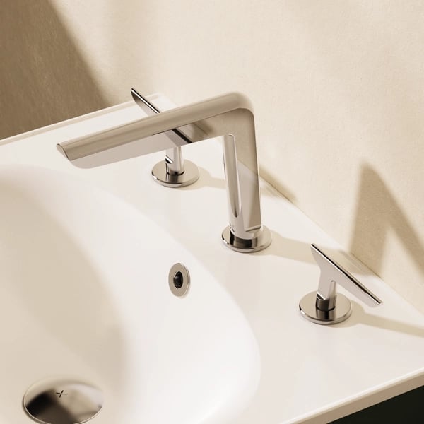 Foile 3 Hole Basin Tap