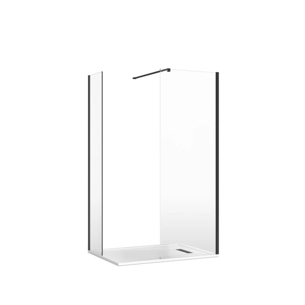 Gallery 10 Corner Shower in Matt Black