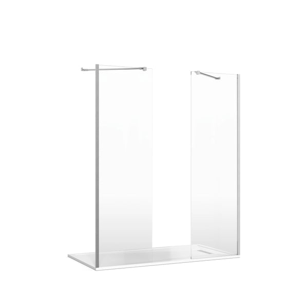 Gallery 10 Double Recessed Shower in Brushed Nickel