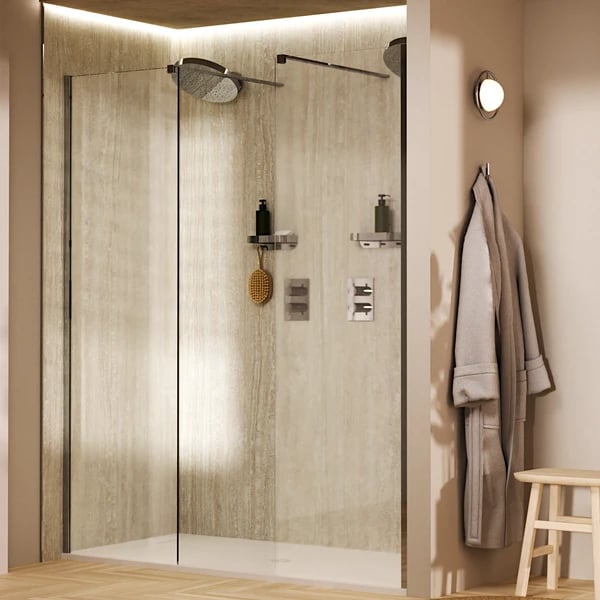 Gallery 10 Double Recessed Shower