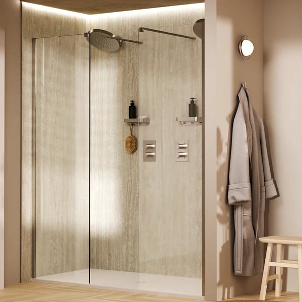 Gallery 10 Double Recessed Shower