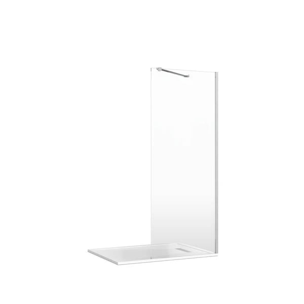 Gallery 10 Walk In Recessed Shower in Brushed Nickel