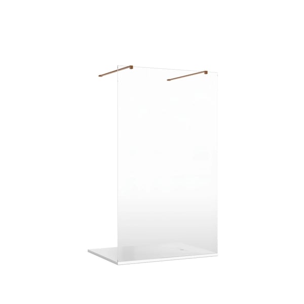 Gallery 10 Walk Through Shower in Brushed Bronze