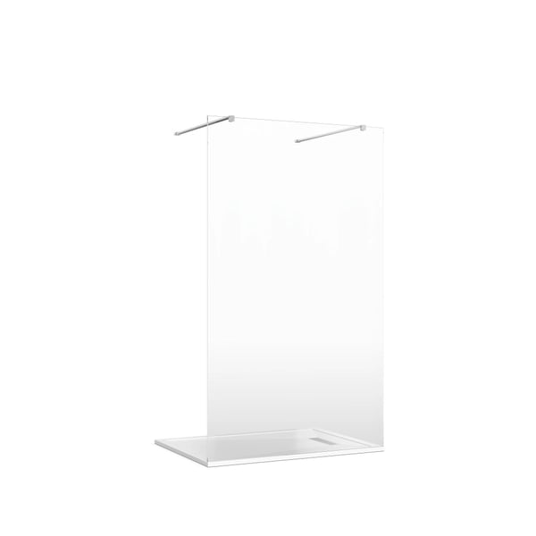 Gallery 10 Walk Through Shower in Brushed Nickel