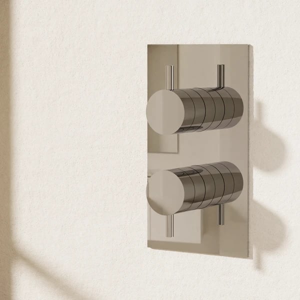 Kai Lever 1 Outlet 2 Handle Concealed Thermostatic Shower Valve