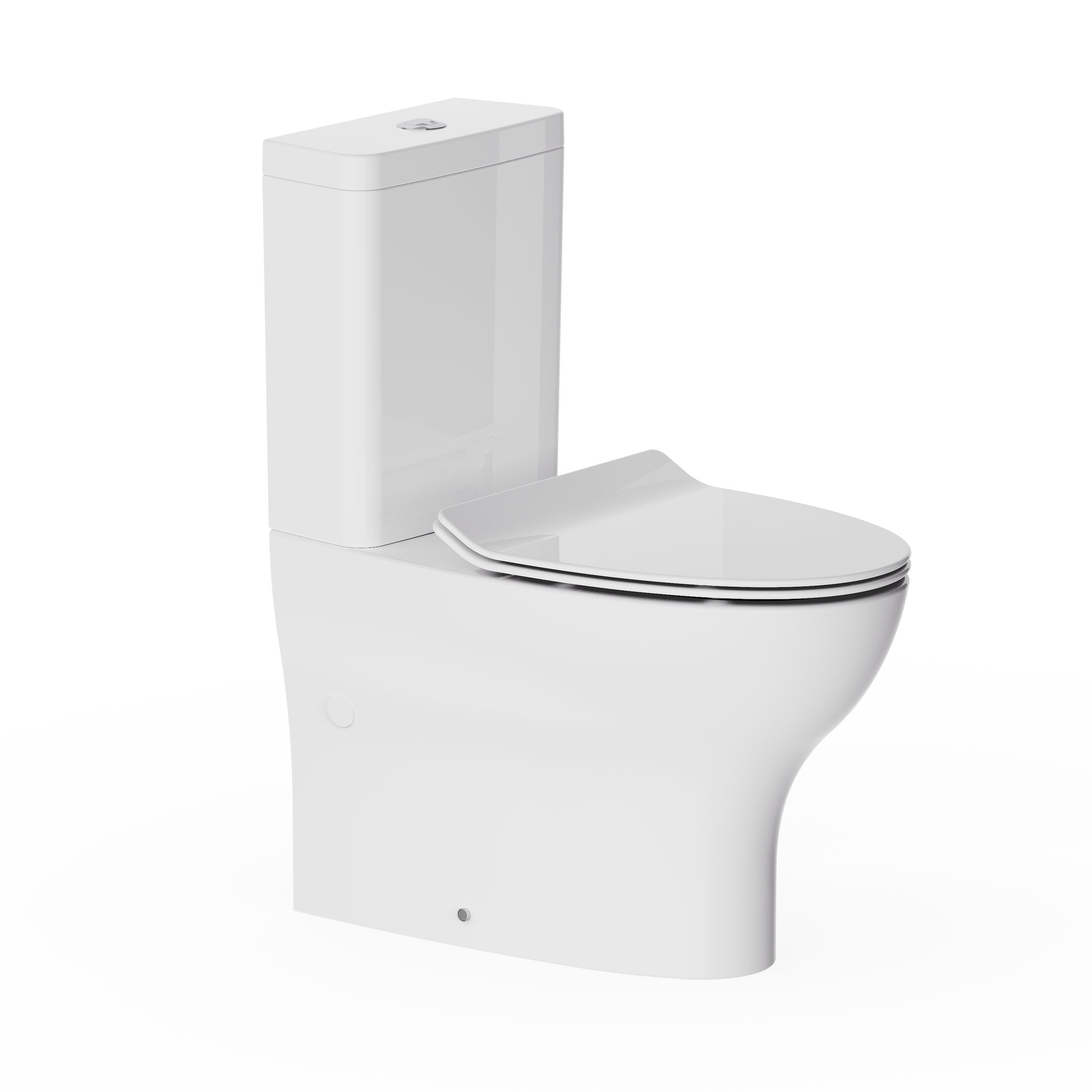 Kai Compact Close Coupled Toilet with Cistern & Soft Close Seat