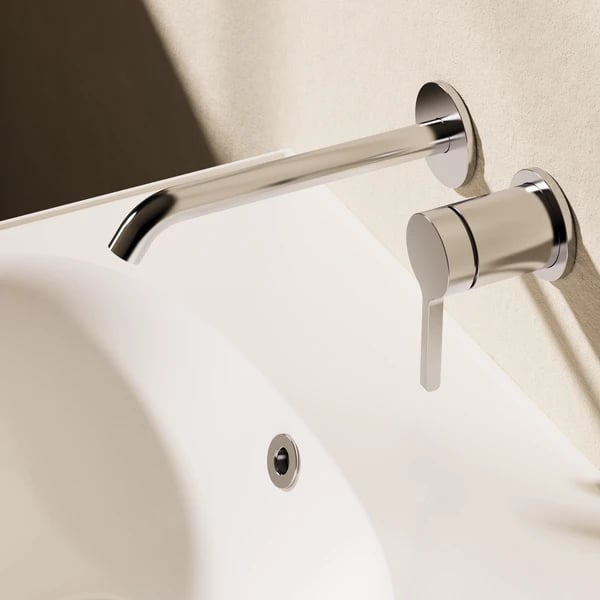 Mada 2 Hole Wall Basin Mixer