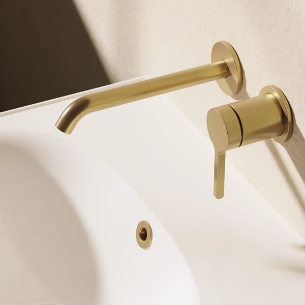 Mada 2 Hole Wall Basin Mixer
