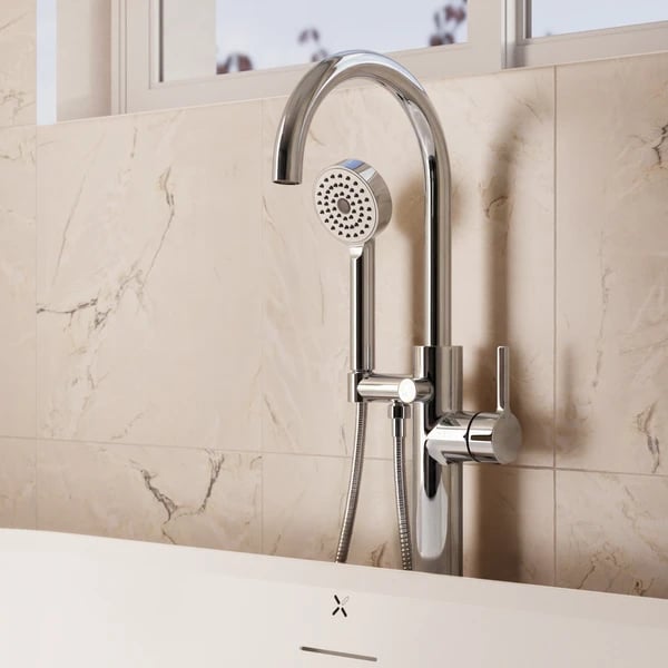 Mada Floor Standing Mono Bath Shower Mixer
