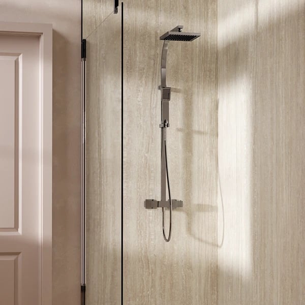 Planet Thermostatic Exposed Multifunction Valve Chrome