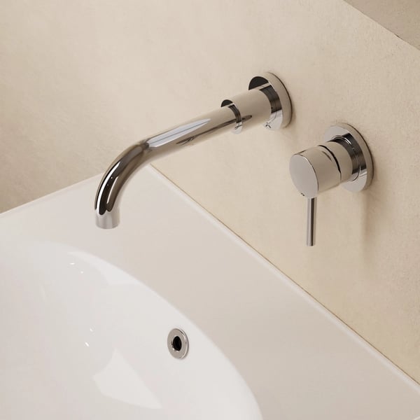 Fusion Basin 2 Hole Set Wall Mounted Chrome