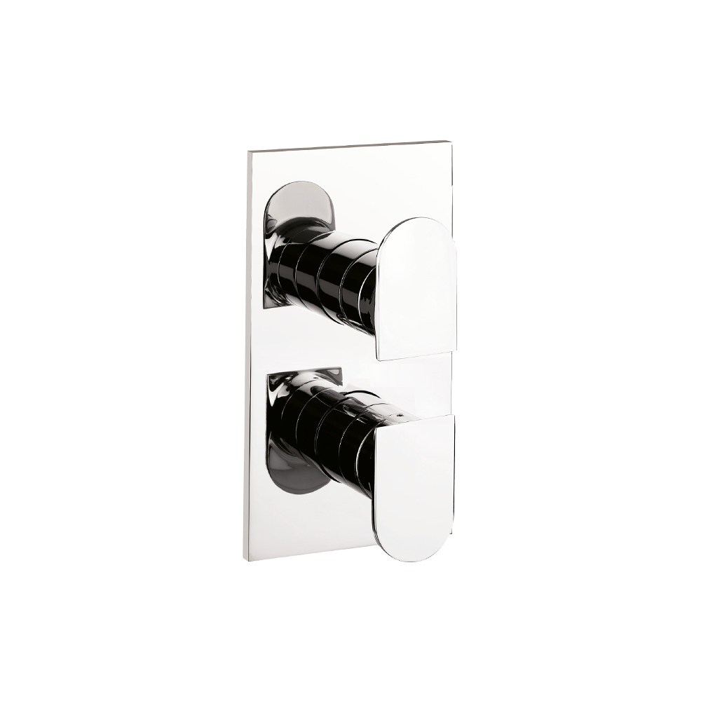 Planet 2 Outlet 2 Handle Concealed Thermostatic Shower