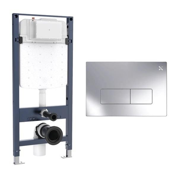 MPRO Slim Concealed Cistern Frame Set 4