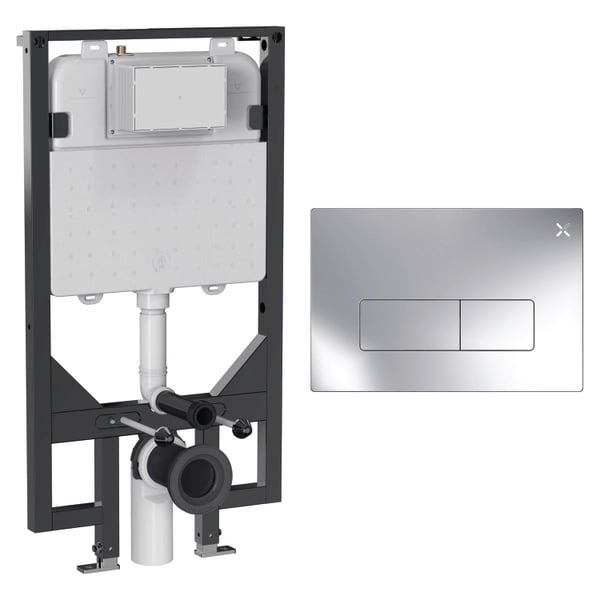 MPRO Ultra Slim Concealed Cistern Frame Set 5