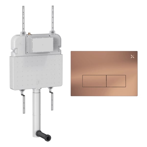 MPRO Stainless Steel Concealed Cistern Set 2