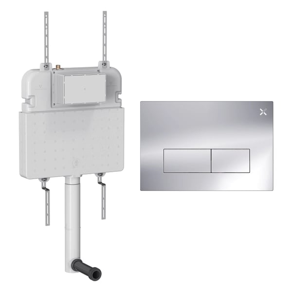 MPRO Stainless Steel Concealed Cistern Set 2